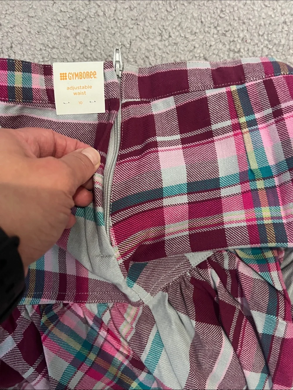 Gymboree plaid circle